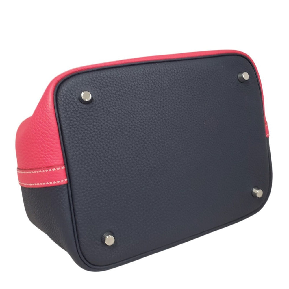 エルメス  HERMES  ピコタンロックMMカザック  トリヨン  ローズエクストリーム/ブルーニュイ  SV金具  Y刻印/MA2609035