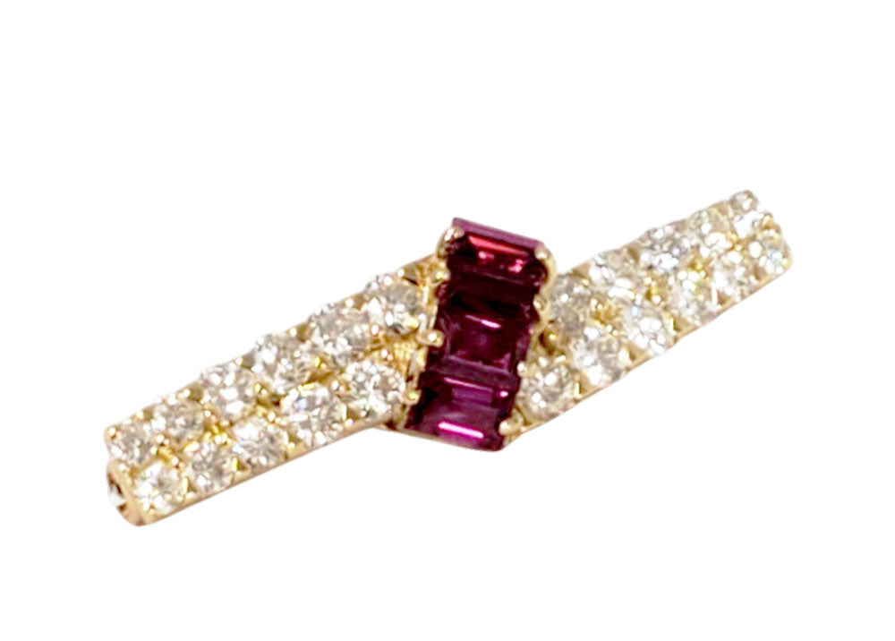 Van Cleef & Arpels   ヴァンクリーフ＆アーペル  リボンブローチ ダイヤ/ルビー/AT251229