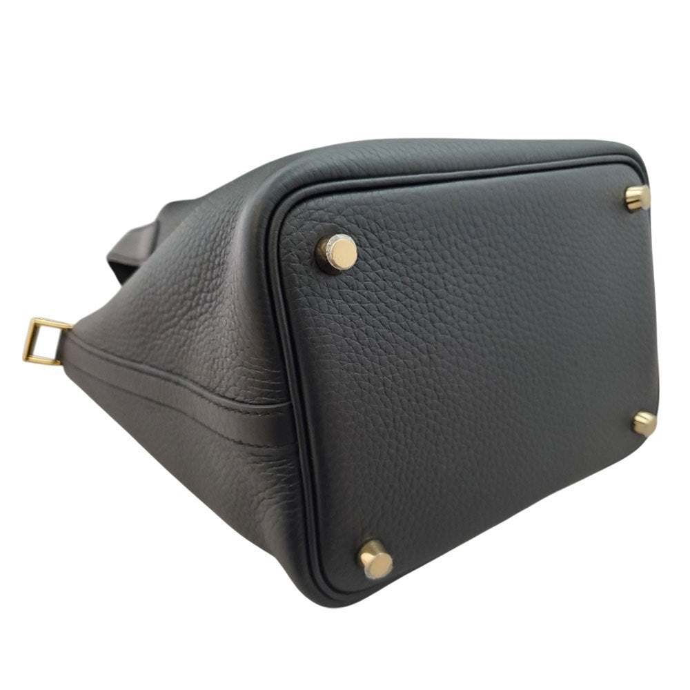 エルメス HERMES ピコタンロックPM トリヨン ノワール W刻印 G