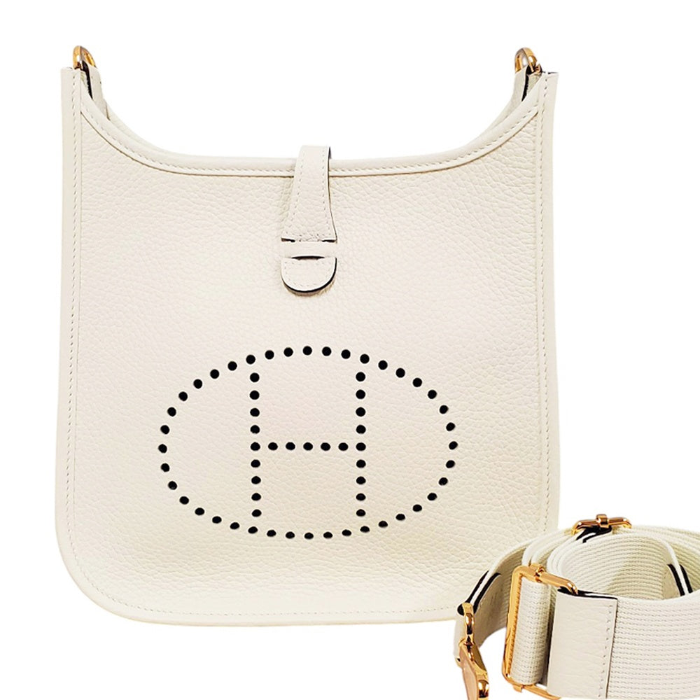 エルメス  HERMES  エヴリンⅢ23  トリヨン  クレーム  G金具  K刻印/AT260124