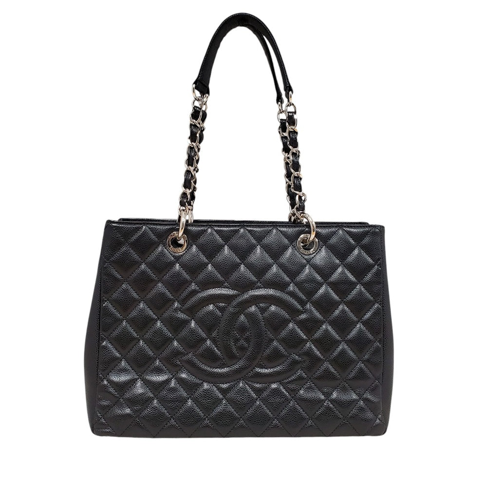 シャネル  CHANEL  キャビアスキン  マトラッセ  ココマーク  GSTチェーントートバッグ  ブラック A50995/MA2503013