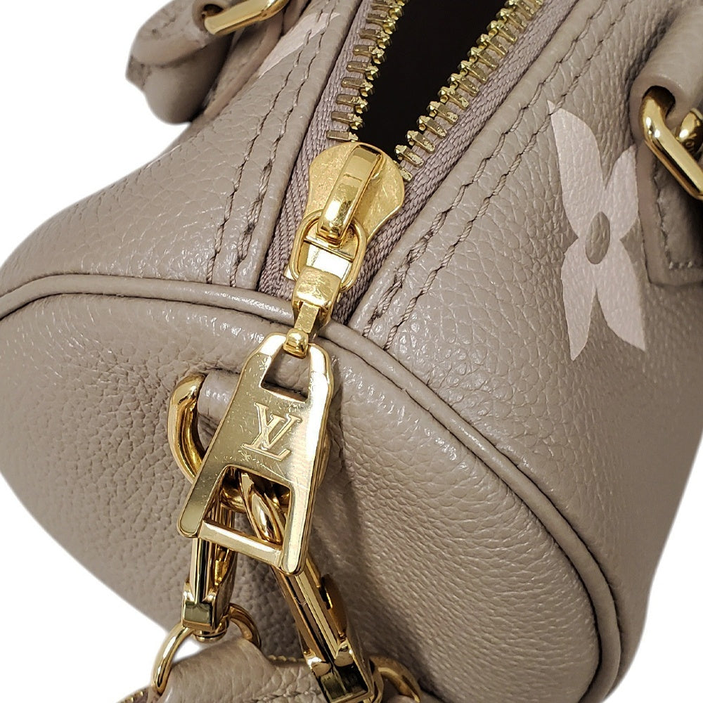 ルイヴィトン  LOUIS  VUITTON  ナノ・スピーディ  モノグラム・アンプラント  トゥルトレームグレー/クリーム  M82890/MA2602020