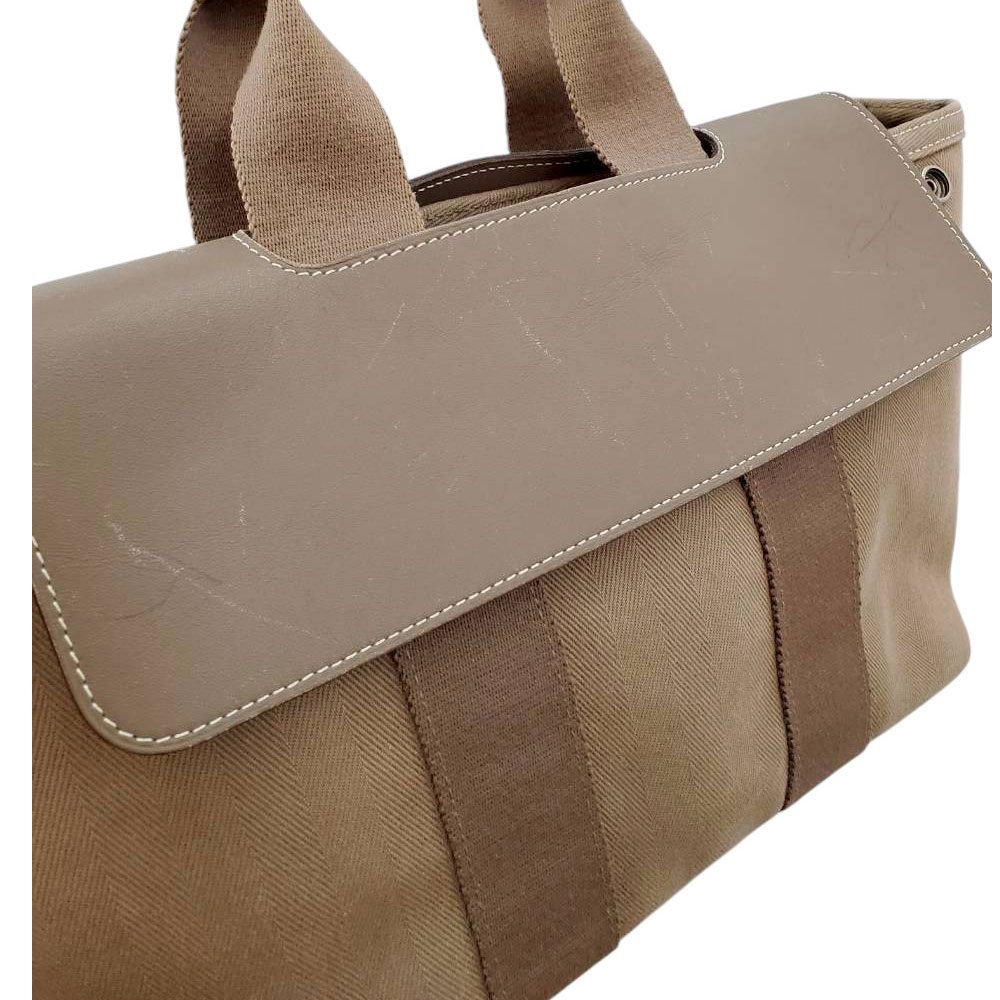 エルメス HERMES  ヴァルパライソMM  トワル/スイフト  エトゥープ  SV金具(刻印不明)