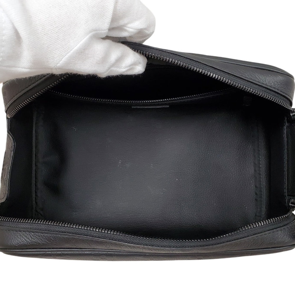 ルイヴィトン LOUIS VUITTON  モノグラム･シャドウ  ドップ･キット  ウルトラブラック  M12645/MA2606007