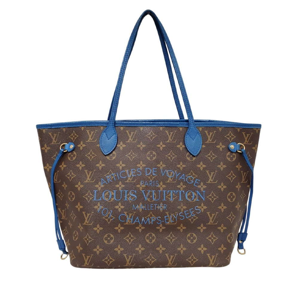 ルイヴィトン  LOUIS  VUITTON ネヴァーフルMM M40938 グランブルー モノグラム・イカットフラワー/MA2609001