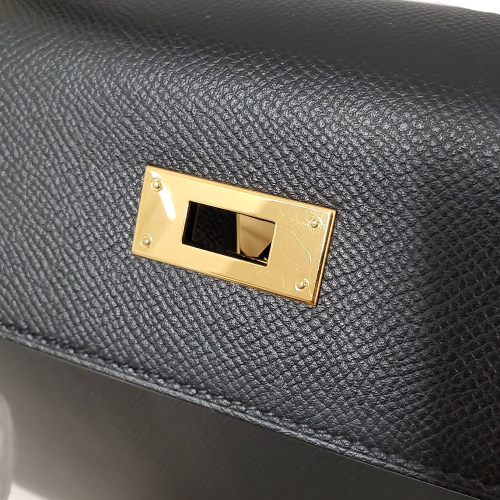 エルメス  HERMES  ケリー28  ノワール  エプソン  外縫い  Y刻印  G金具/MA2508003