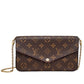 ルイヴィトン  LOUIS  VUITTON  モノグラム  ポシェット・フェリシー  M61276  フューシャ/MA2502004