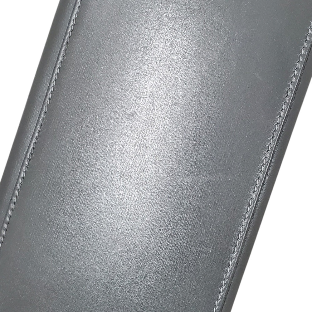 エルメス  HERMES  ケリー28  ボックスカーフ  グレー  G金具/PW25007