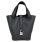 エルメス  HERMES  ピコタンロックPM  トリヨン  ノワール  SV金具  Ｗ刻印/MA2409066