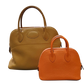 Hermes HERMES Bolide 1923 Mini Chevre Orange Mini Anne