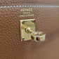 Hermes Kelly 25 Togo Gold W Engraved G Hardware