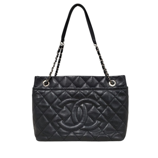 シャネル  CHANEL  キャビアスキン  マトラッセ  チェーンショルダー  トートバッグ/MA2602016