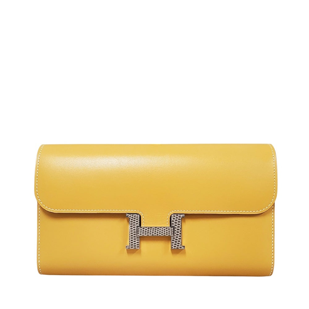 エルメス  HERMES  コンスタンスロング  タデラクト/リザード  パイユ  SV金具  A刻印/AT210402