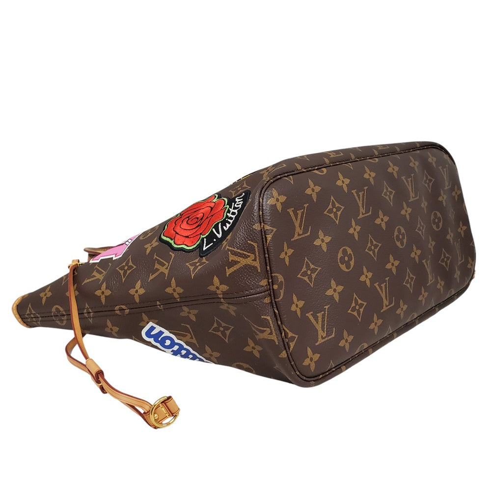 【中古】ルイヴィトン  LOUIS  VUITTON  モノグラム  ネヴァーフルMM  パッチーズ  M43988/MA2507017 ルイヴィトン LOUIS VUITTON モノグラム ネヴァーフルMM パッチーズ