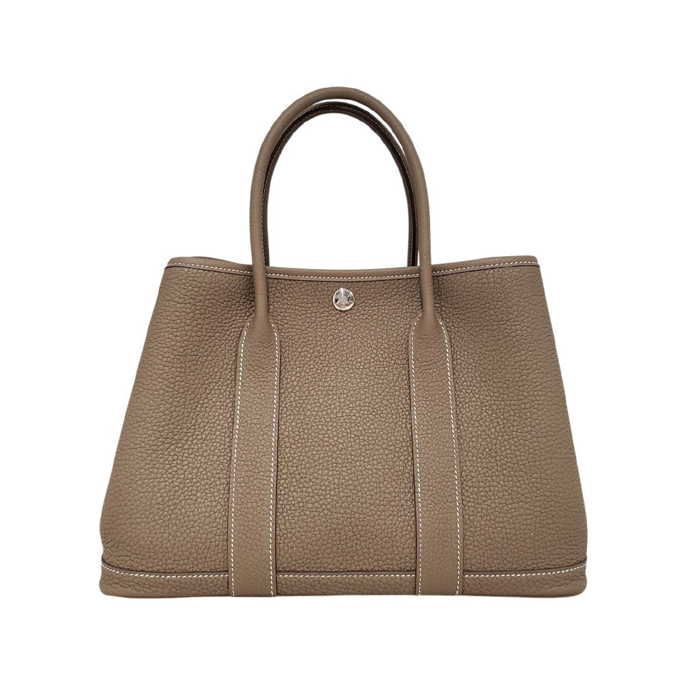 エルメス  HERMES  ガーデンパーティTPM  ネゴンダ  エトゥープ  SV金具  K刻印/AT250918