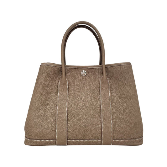 エルメス  HERMES  ガーデンパーティTPM  ネゴンダ  エトゥープ  SV金具  K刻印/AT250918