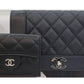 シャネル  CHANEL  ラムスキン  クラシック    スモール    フラップ    ウォレット  AP0230  ブラック