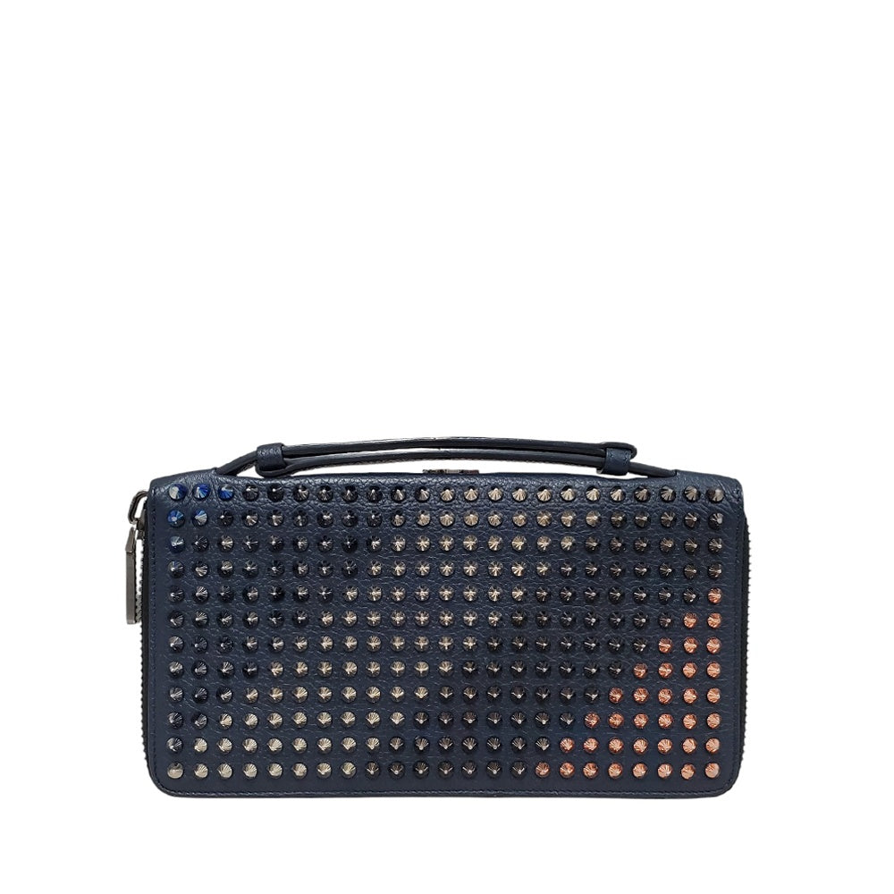 クリスチャンルブタン  Christian  Louboutain  レザー  パネトーネ  スパイクス  ウォレットXL  マルチカラー  3175209/MA2511002