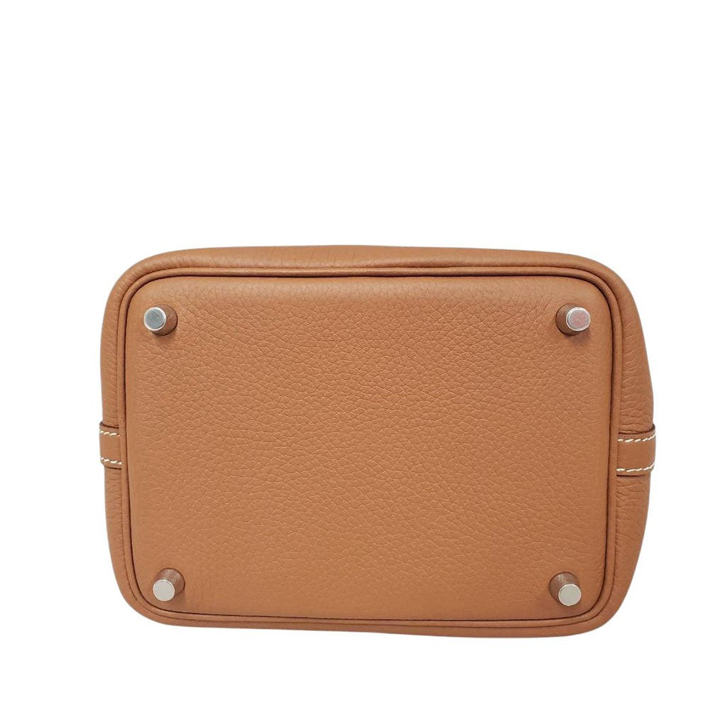 エルメス  HERMES ピコタンロックPM ゴールド トリヨン  SV金具  K刻印/AT250710