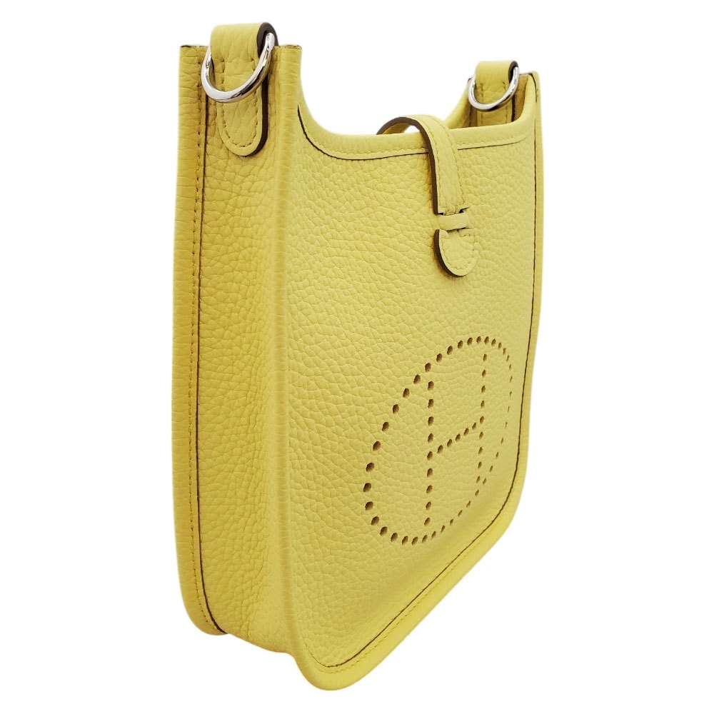 Hermes Evelyn TPM Amazon Taurillon Limoncello B stamp SV hardware
