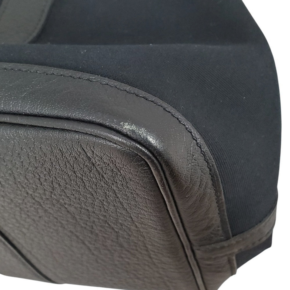 エルメス  HERMES  ガーデンパーティPM  トワル  ノワール  SV金具  □R刻印/MA2512009