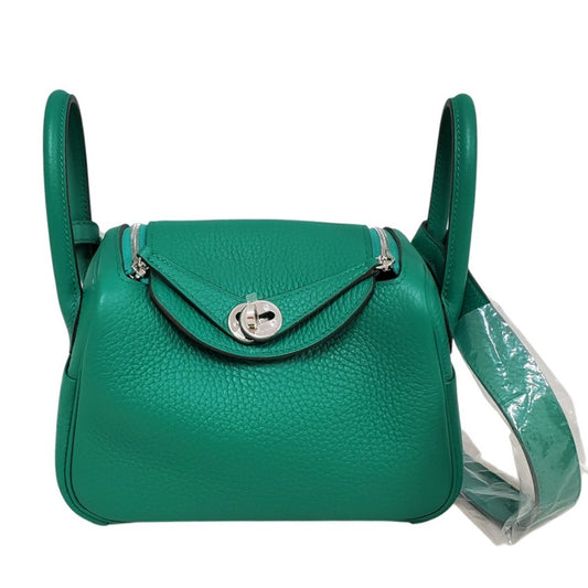 エルメス  HERMES  リンディミニ  トリヨン  ヴェールヴェルティゴ  SV金具  W刻印/AT240620