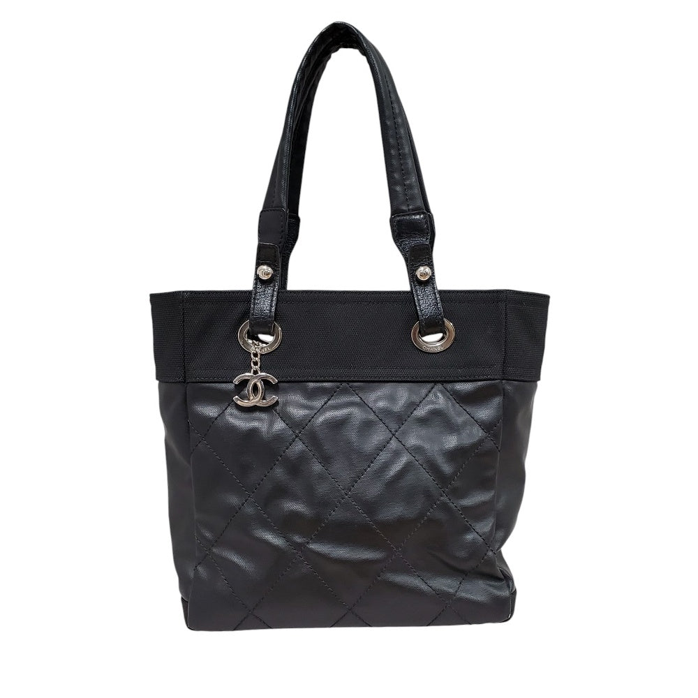 シャネル  CHANEL  パリビアリッツ  トートPM  ブラック  A34208/MA2506007