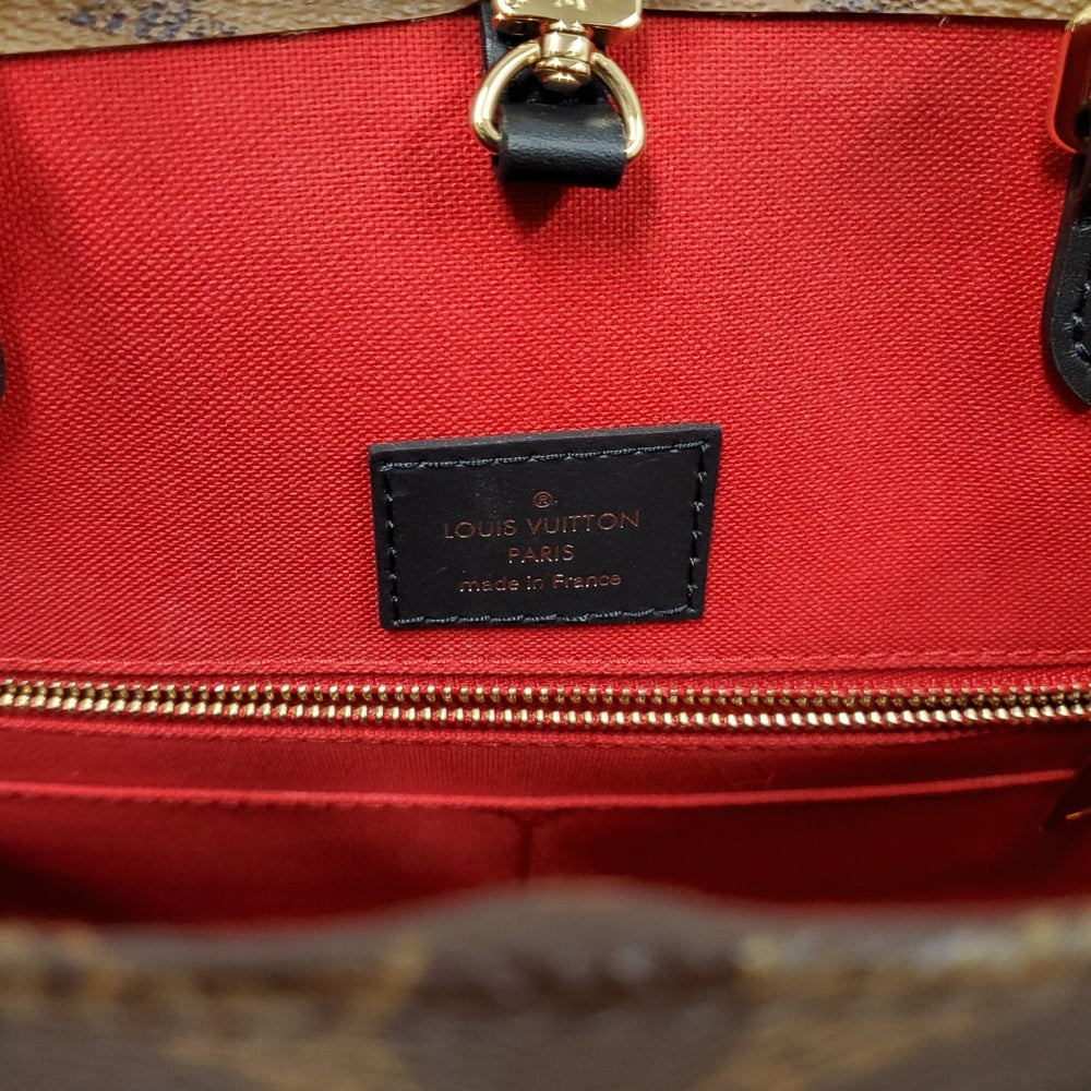 新品 ルイヴィトン ショルダーバッグ モノグラム モノグラム・リバース オンザゴー MM M45321 LOUIS VUITTON 赤 新品 ルイヴィトン ショルダーバッグ モノグラム モノグラム・リバース