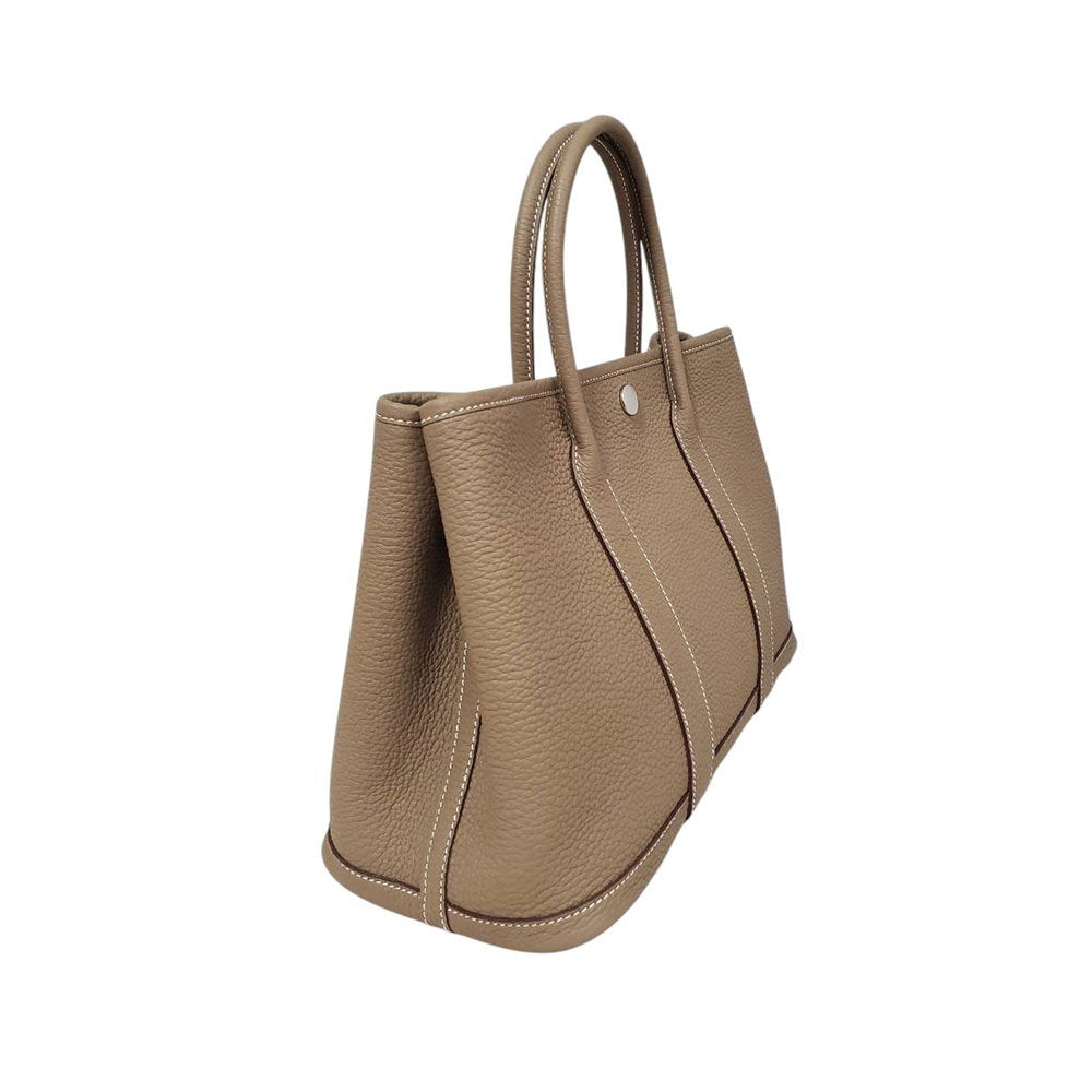 エルメス  HERMES ガーデンパーティTPM エトゥープ ネゴンダ  K刻印  SV金具/AT250812