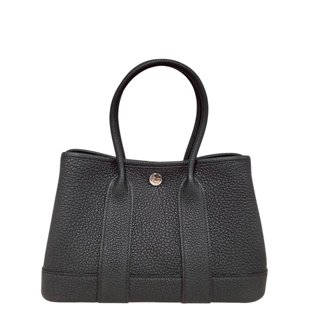 エルメス  HERMES ネオ ガーデンパーティ ネゴンダ  ノワール  SV金具  K刻印