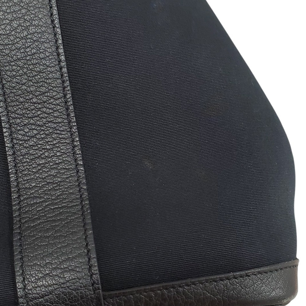 エルメス  HERMES  ガーデンパーティPM  トワル  ノワール  SV金具  □R刻印/MA2512009