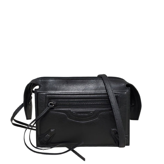 バレンシアガ  BALENCIAGA  レザー  ネオクラシック  ショルダーバッグ  ブラック/MA2602003