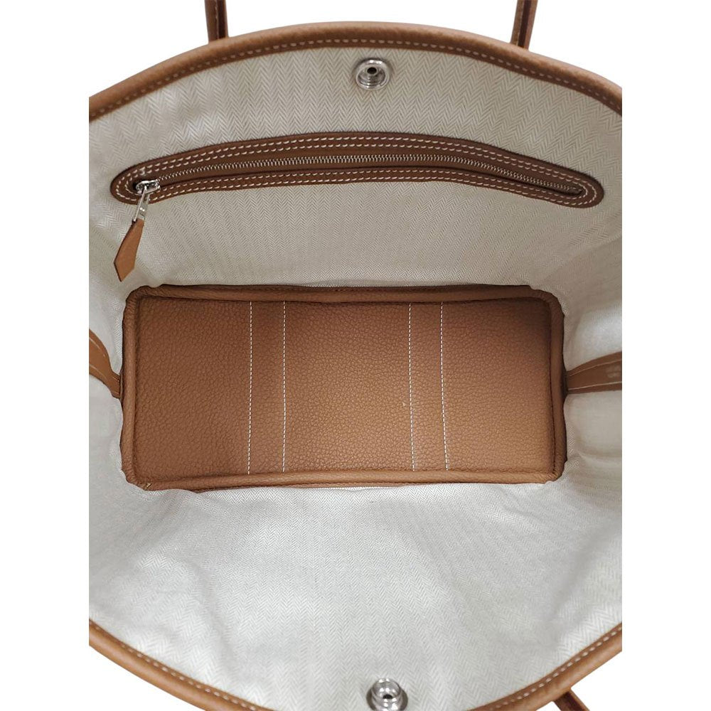 エルメス  HERMES ガーデンパーティTPM ゴールド ネゴンダ  K刻印  SV金具/AT250813