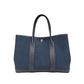 エルメス  HERMES ガーデンパーティTPM ネイビー トワル  D刻印  SV金具/MA2606002