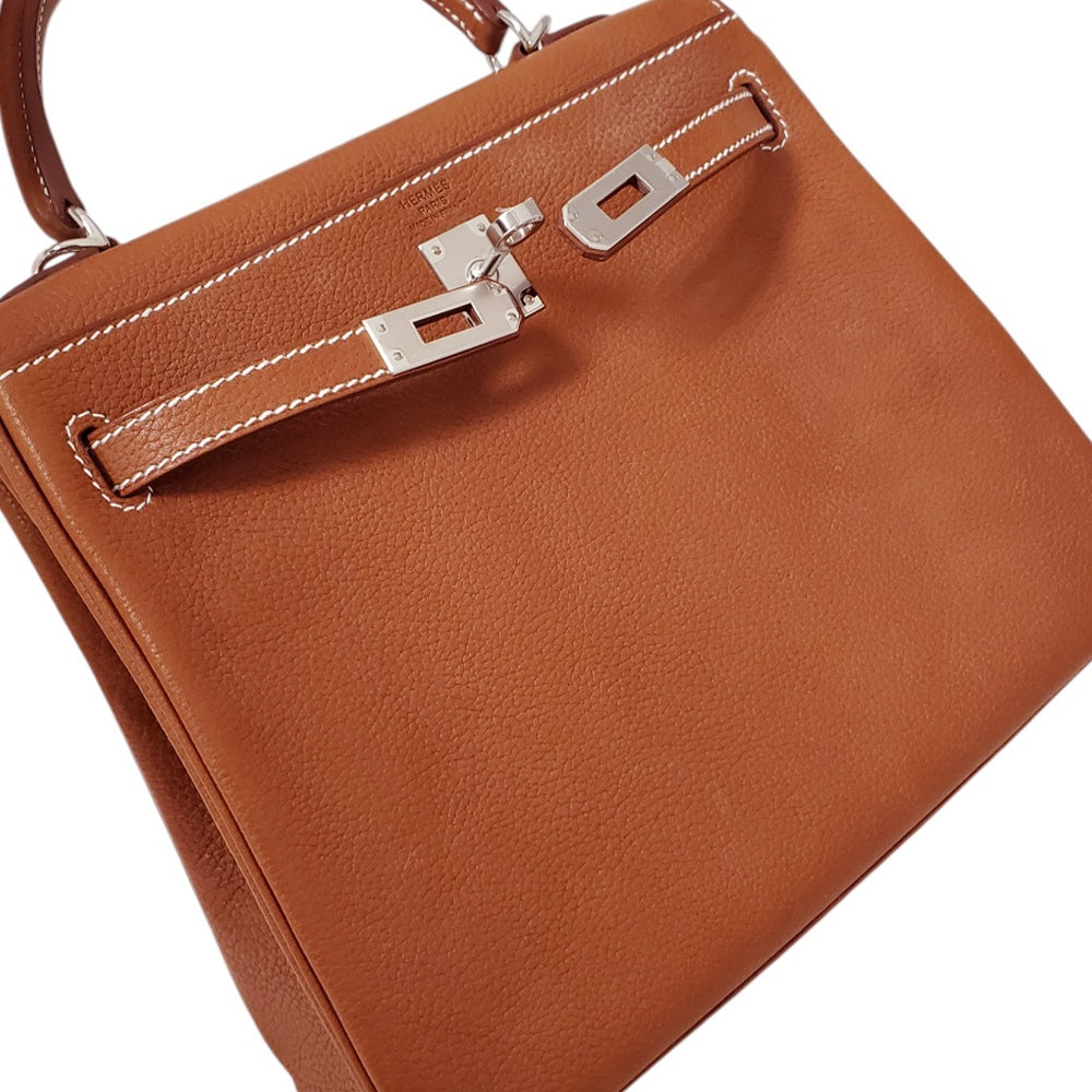 エルメス  HERMES  ケリー25  内縫い  バレニアフォーブル  フォーヴ  SV金具  B刻印/MA2406002