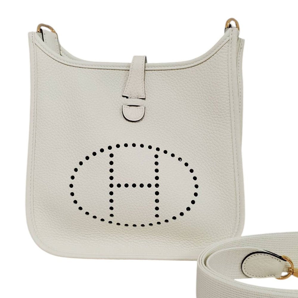 エルメス  HERMES エヴリン23 クリーム トリヨン  K刻印  G金具/AT260302