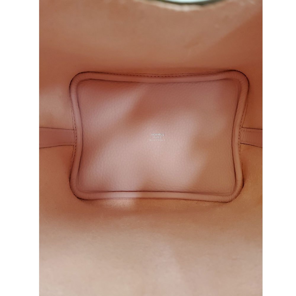 エルメス  HERMES  ピコタンロックPM  トリヨン  ローズサクラ  SV金具  W刻印