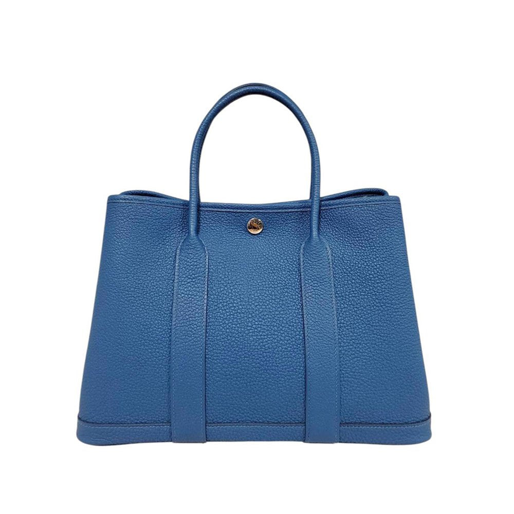 エルメス  HERMES ガーデンパーティTPM ネゴンダ  ブルーウートゥルメール  SV金具  K刻印/AT250939