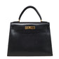 エルメス  HERMES  ケリー28  ノワール  ボックスカーフ  外縫い  〇Z刻  G金具/MA2508004