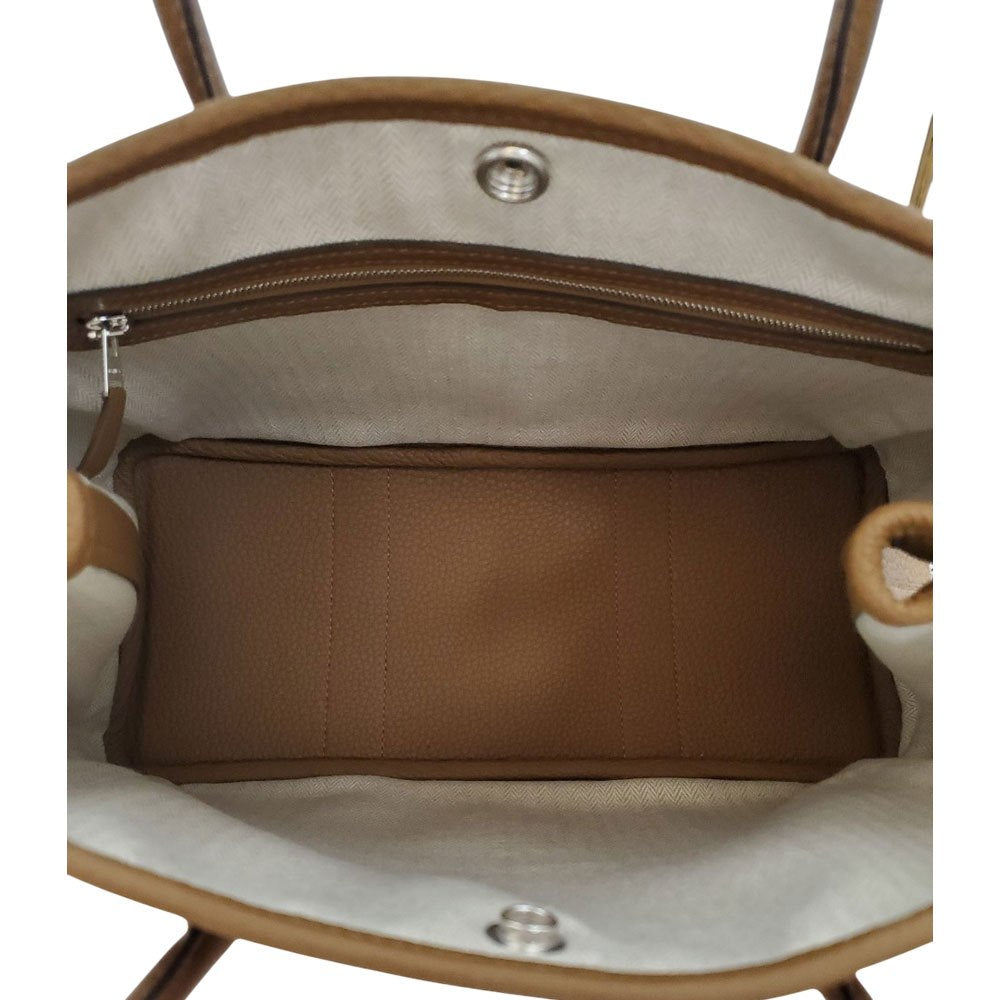 エルメス  HERMES  ガーデンパーティTPM  ネゴンダ  ブロンズドレ  SV金具  W刻印/MA2409003