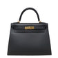 エルメス  HERMES  ケリー28  ノワール  エプソン  外縫い  Y刻印  G金具/MA2508003
