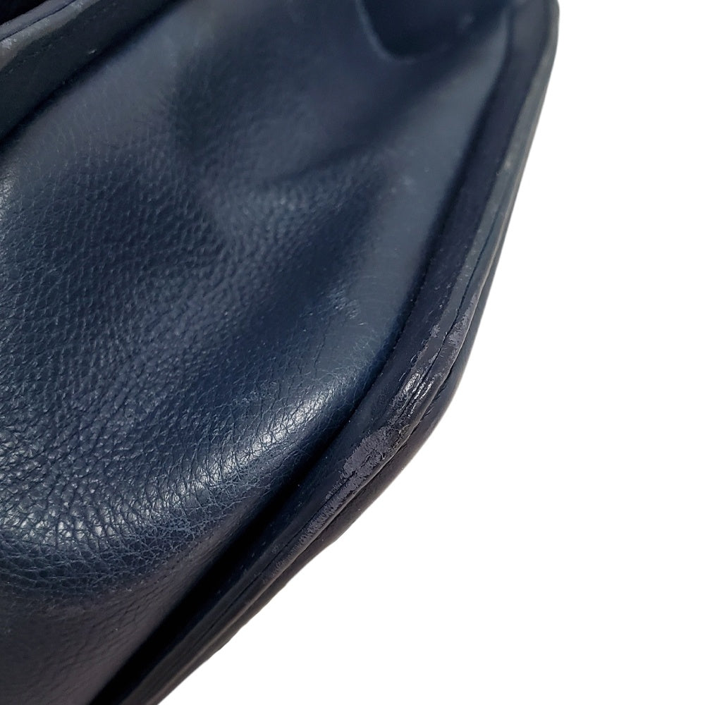 シャネル  CHANEL  ラムスキン  ボーイシャネル  CHANEL  チェーンショルダー  ラージ  A92193  ネイビー/MA2407015