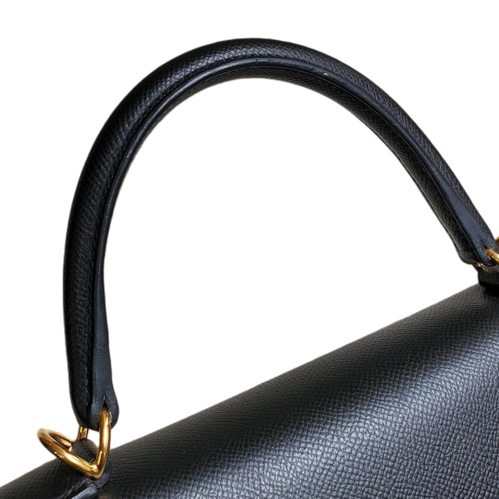 エルメス  HERMES  ケリー28  ノワール  エプソン  外縫い  Y刻印  G金具/MA2508003