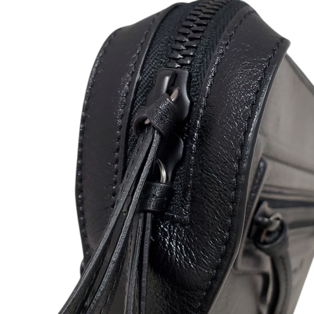 バレンシアガ  BALENCIAGA  レザー  ネオクラシック  ショルダーバッグ  ブラック/MA2602003