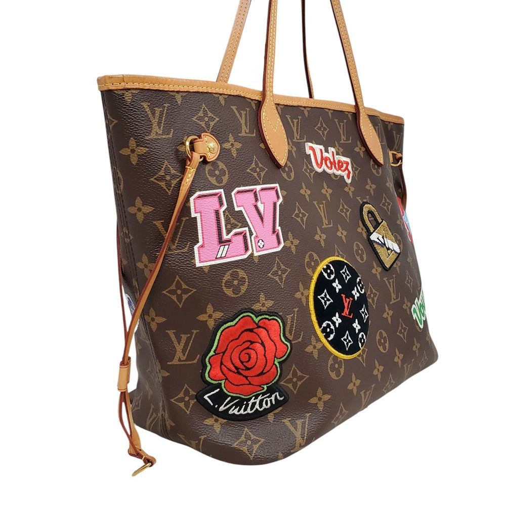 【中古】ルイヴィトン  LOUIS  VUITTON  モノグラム  ネヴァーフルMM  パッチーズ  M43988/MA2507017 ルイヴィトン LOUIS VUITTON モノグラム ネヴァーフルMM パッチーズ