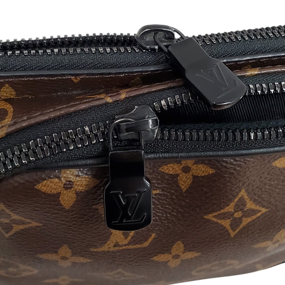 【中古】ルイヴィトン  LOUIS  VUITTON  モノグラム・マカサー  クリストファー  バムバッグ  M45337/MA2512016 ルイヴィトン LOUIS VUITTON モノグラム・マカサー クリストファー