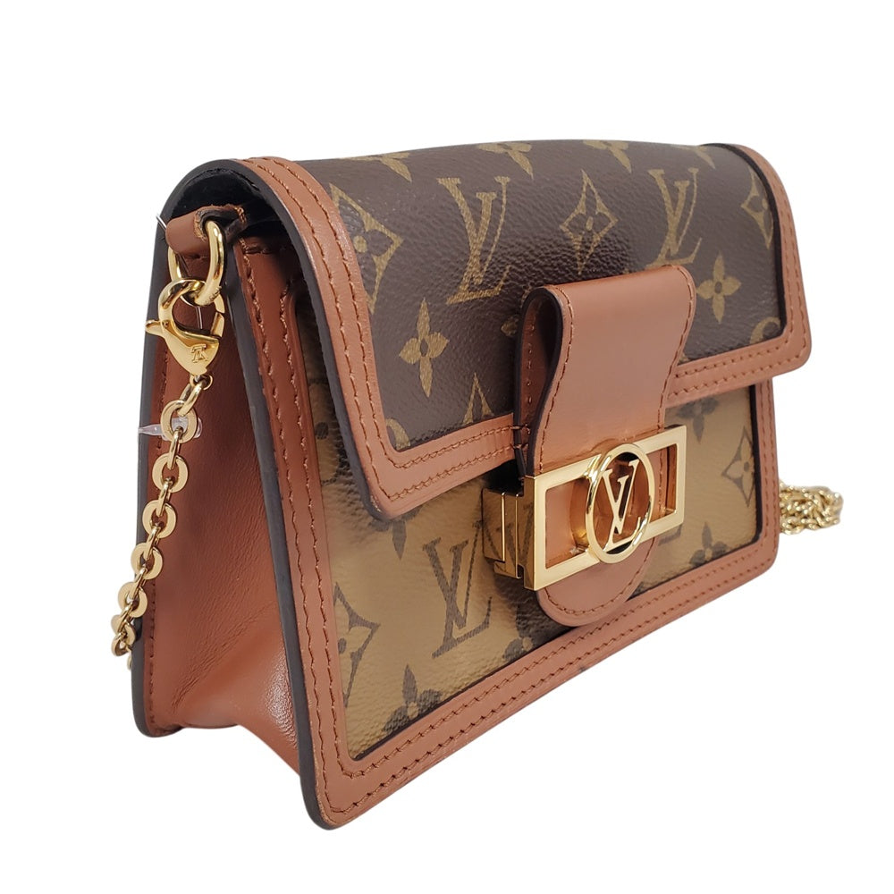 ルイヴィトン LOUIS VUITTON  モノグラム･リバース  ポルトフォイユ･ドーフィーヌ  M68746/MA2607017