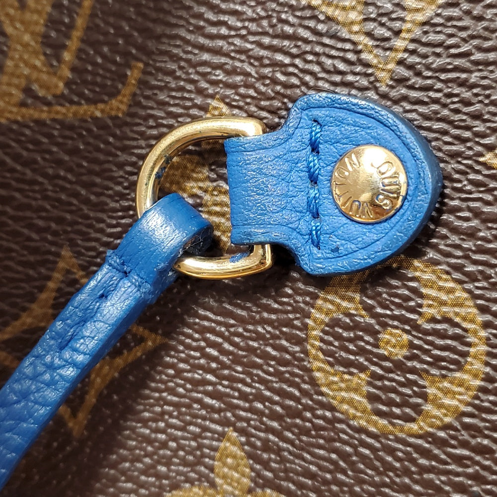 ルイヴィトン  LOUIS  VUITTON ネヴァーフルMM M40938 グランブルー モノグラム・イカットフラワー/MA2609001