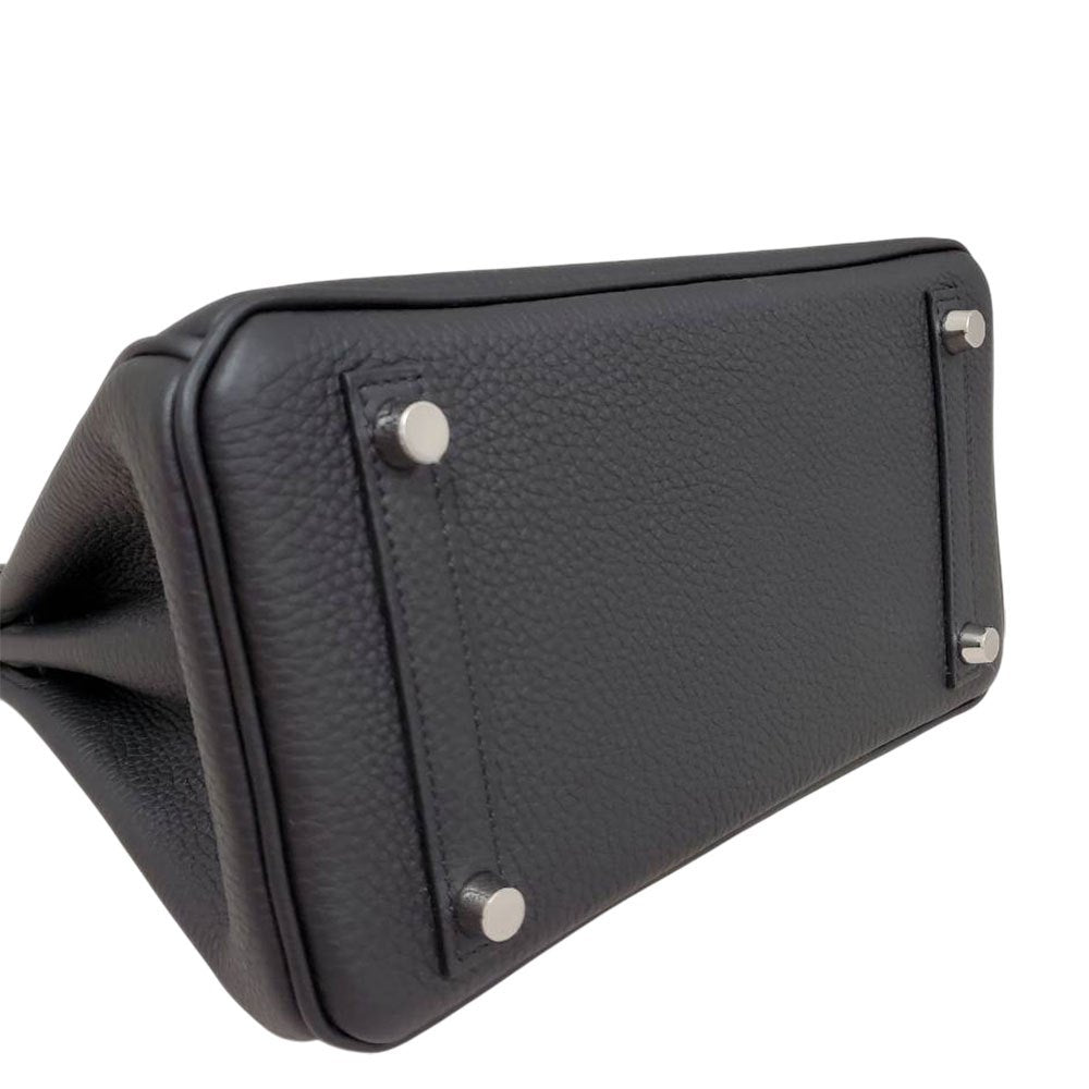 エルメス  HERMES バーキン25 ノワール トゴ  トゴ SV金具  G刻印/AT2608017