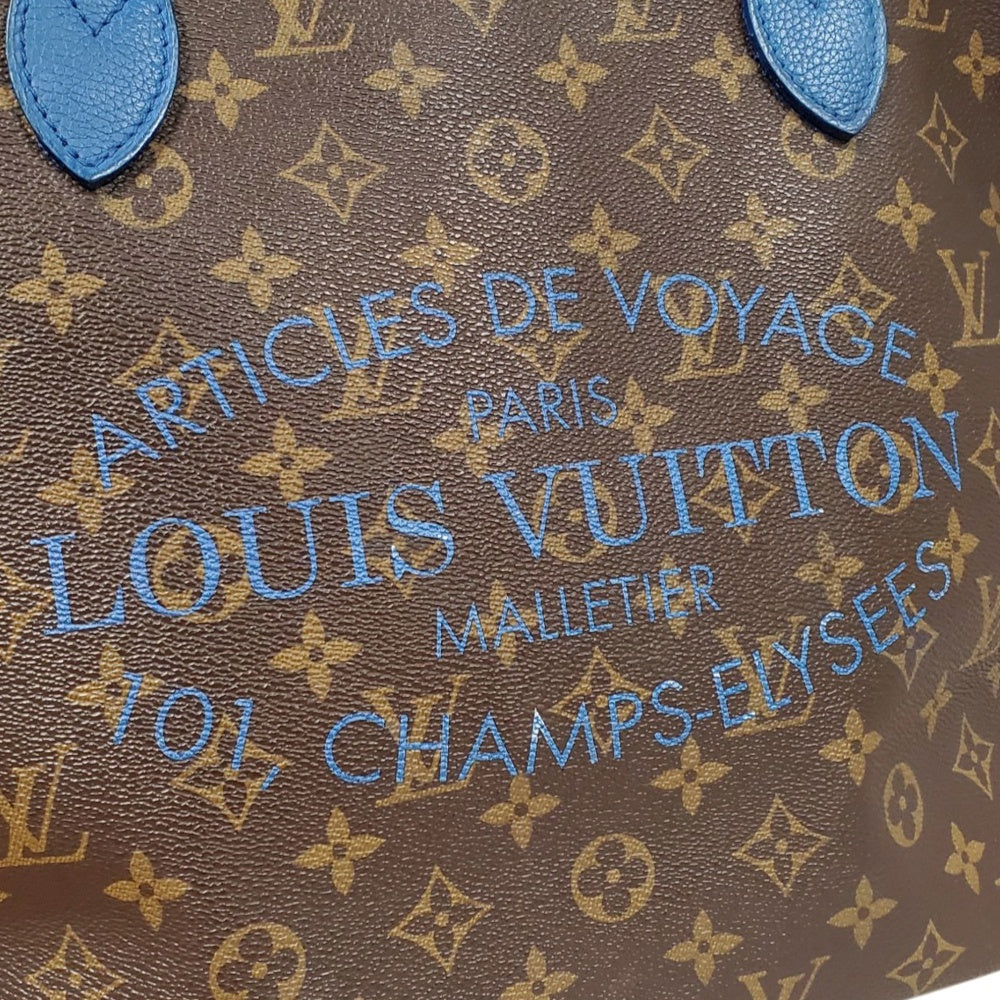 ルイヴィトン  LOUIS  VUITTON ネヴァーフルMM M40938 グランブルー モノグラム・イカットフラワー/MA2609001